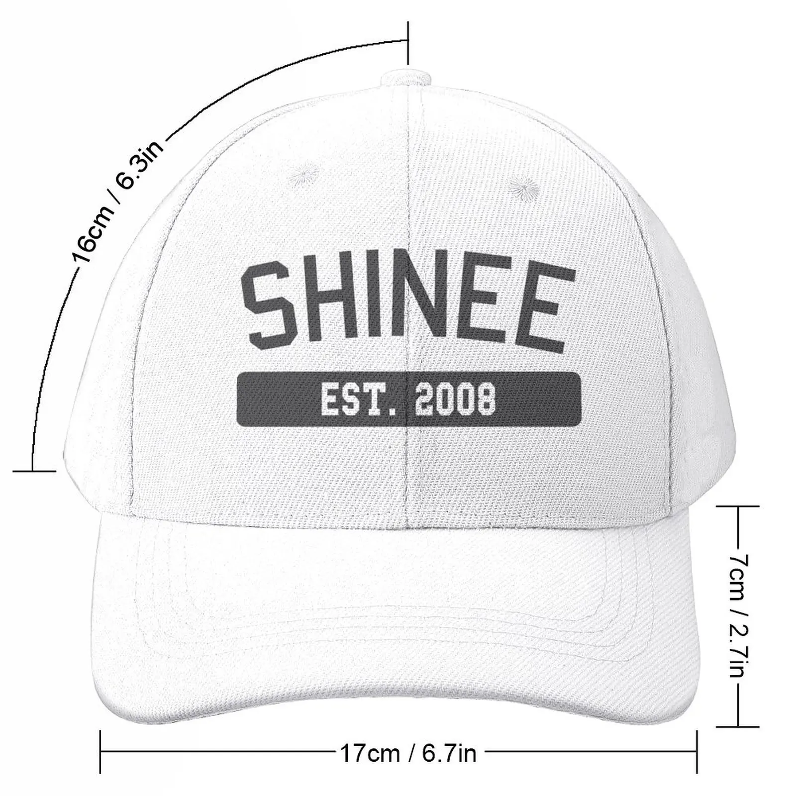 Kpop College - Shinee Kpop Merch for Kpop fans Gift for SHAWOL Baseball Cap Sports Cap Christmas Hat Hip Hop Male Women's