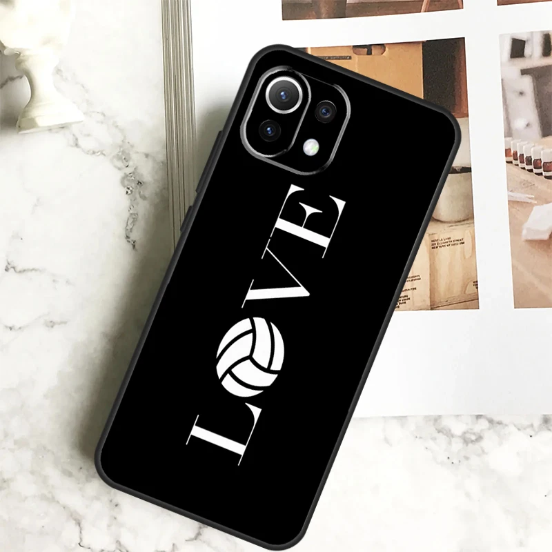 Love Play Volleyball Cover For POCO M6 X6 Pro X3 X4 X5 M5s F3 F5 Xiaomi 13T Pro 11T 12T 12 13 Lite 14 Ultra Case