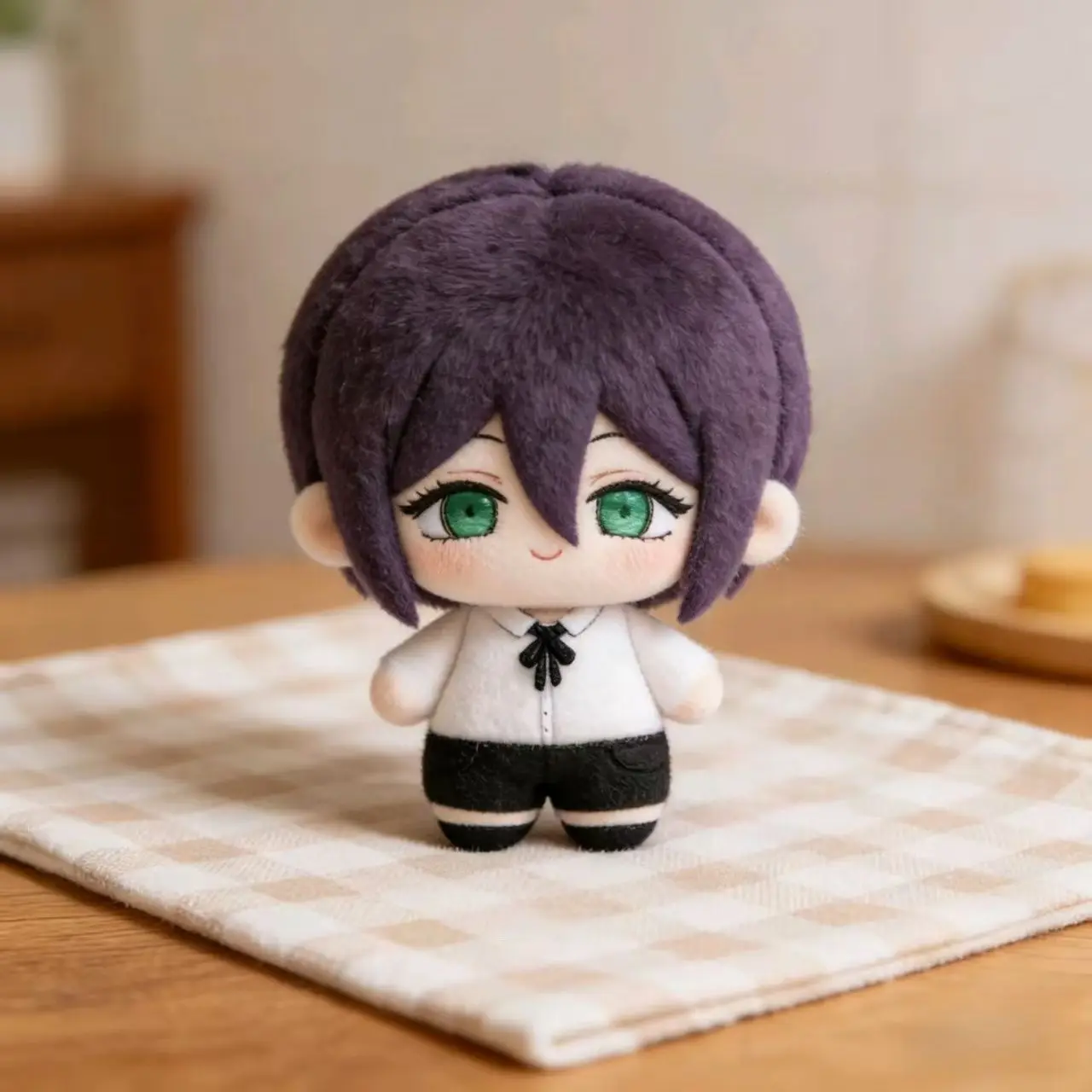 

Новая мягкая 10 см бензопила Резе милая красивая девушка с принтом тела косплей плюшевые куклы игрушки для фестиваля или подарка на день рождения для детей