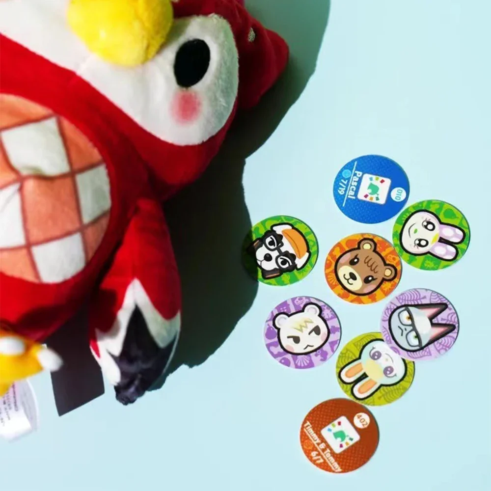 بطاقة القرويين الصغيرة المتوافقة مع التبديل NS WIIU الحيوانات معبر Amixbo أرواق لعب العلامة NFC مجموعة الحيوانات Ankha Julian BOB #2