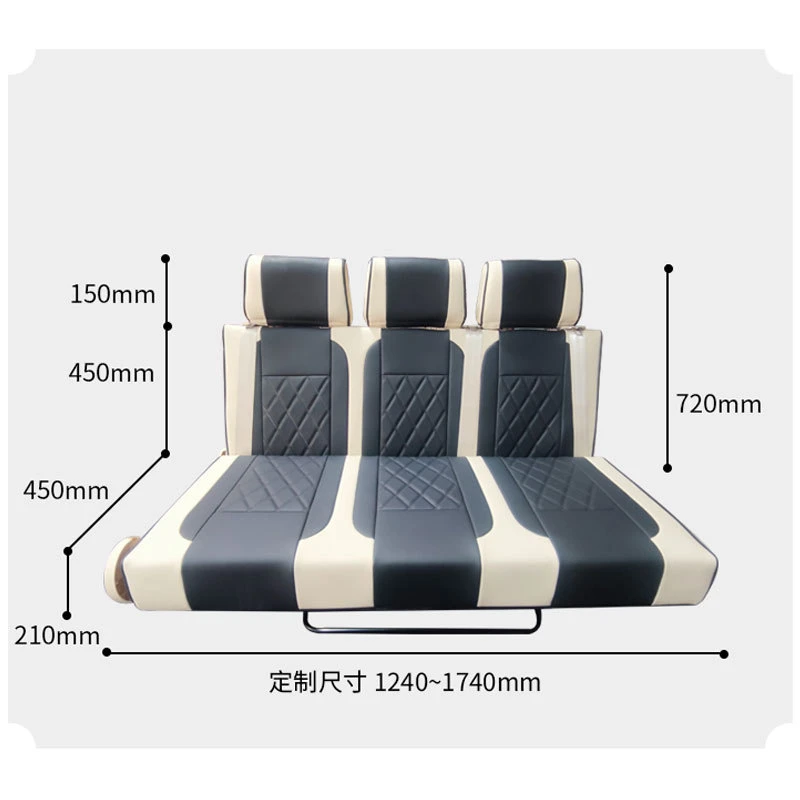 

Suitable for Chase Gold Cup [Rear Row Bed Conversion] Three-Person RV Business Camper Van Modification Car Seat