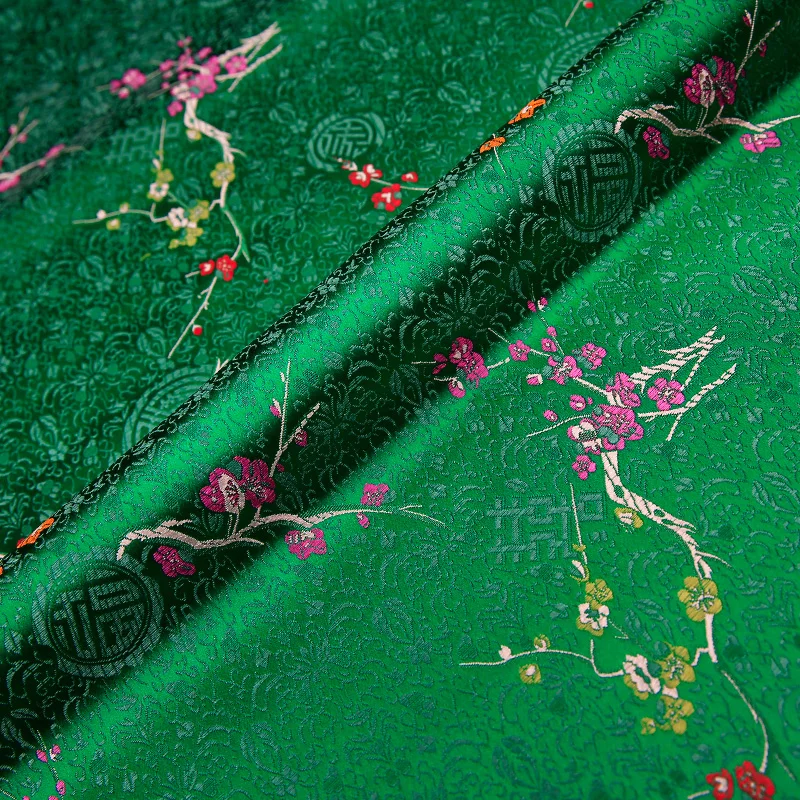 Fabric for dress brocade jacquard fabrics material for cheongsam and kimono DIY sewing