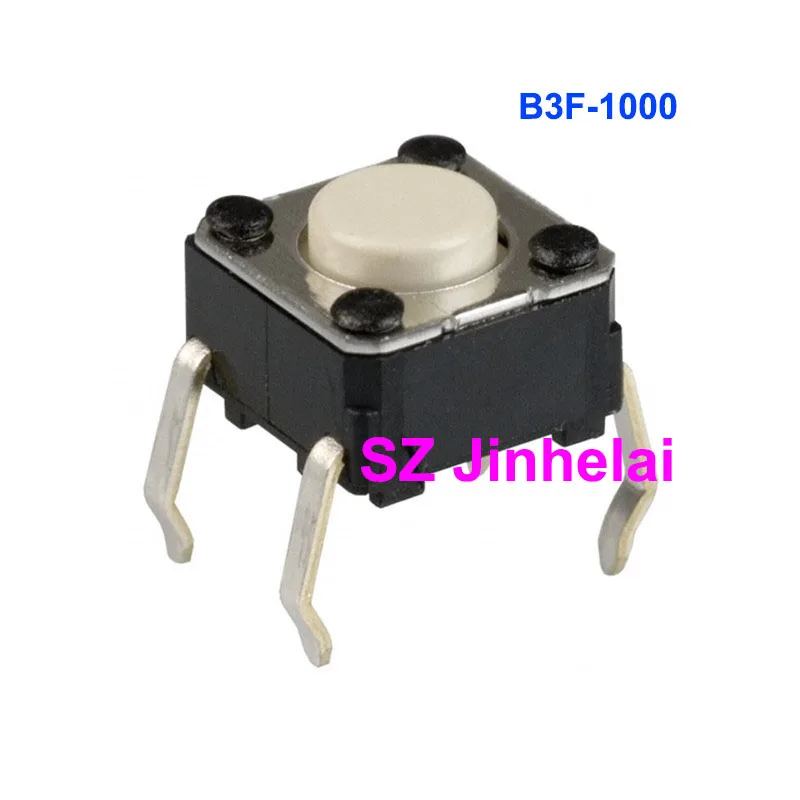 100pcs Authentic Original Omron Tactile Switch Push-button Micro Switches B3F-5000 B3F-5050 B3F-1000 B3F-1002 B3F-1005 B3F-1020