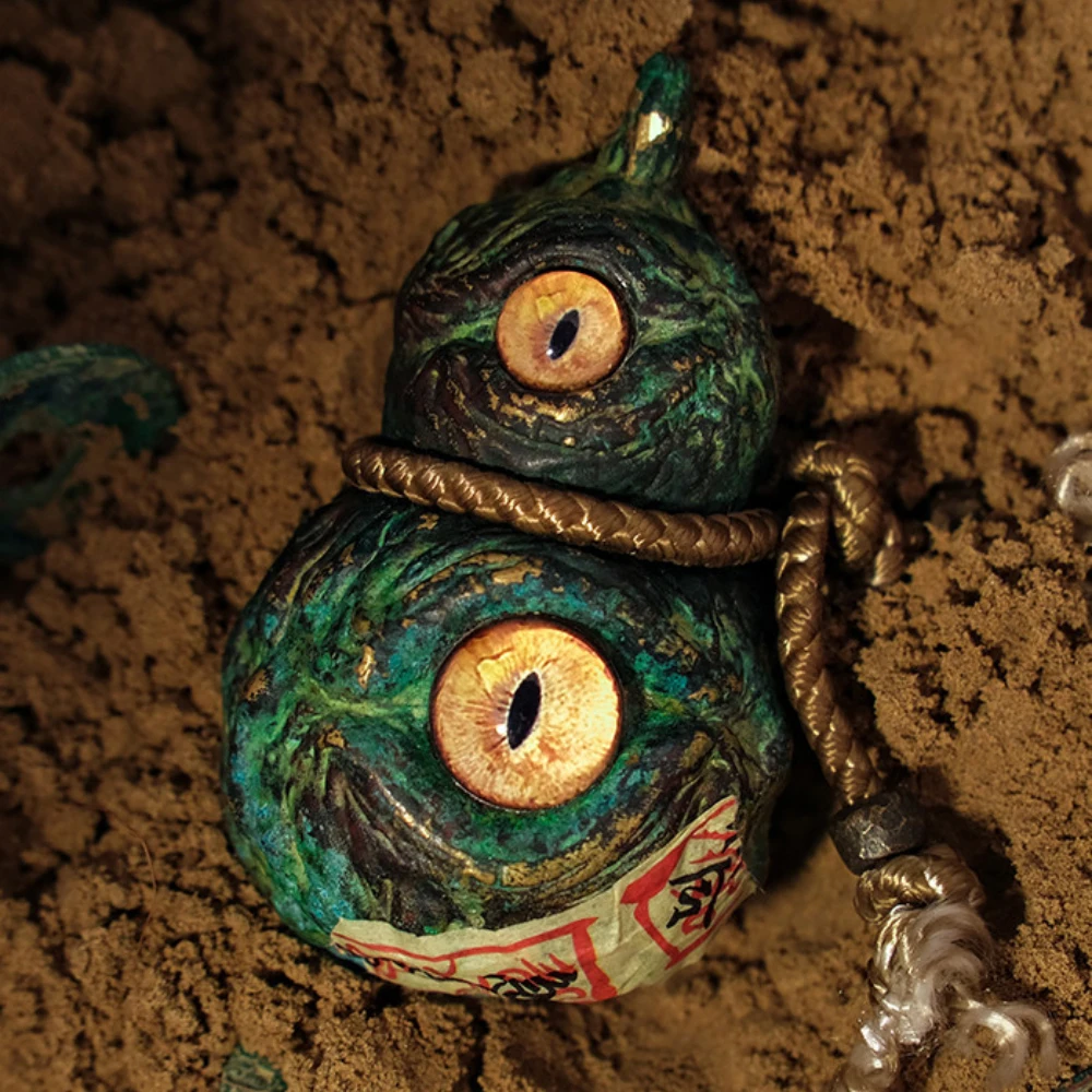 

Бронзовый кулон-тыква для хранения мелочей, антистресс-игрушка для взрослых, EDC-аксессуар, гаджет для снятия тревоги