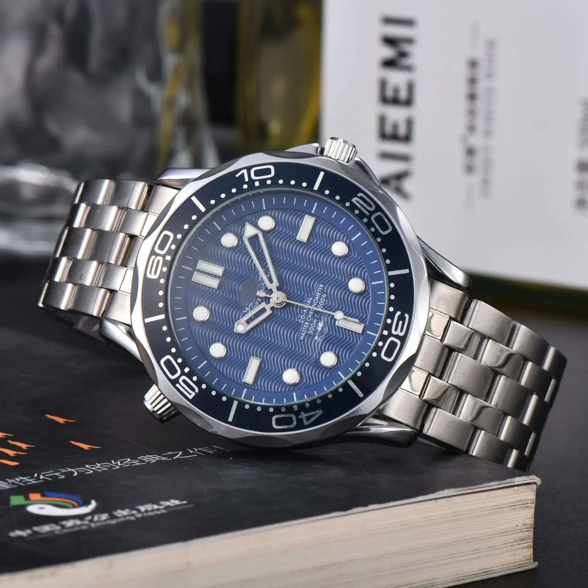 Fashion Luxury Style Men's Watch Original Quartz Watch Men's Stainless Steel Waterproof Sports Watch