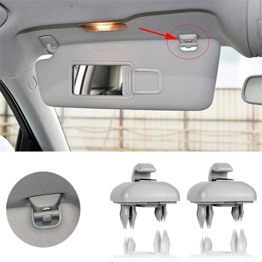 For Audi Replaceable Plastic Hook Clip Car Interior Accessories Car Bracket Sun Visor Clip