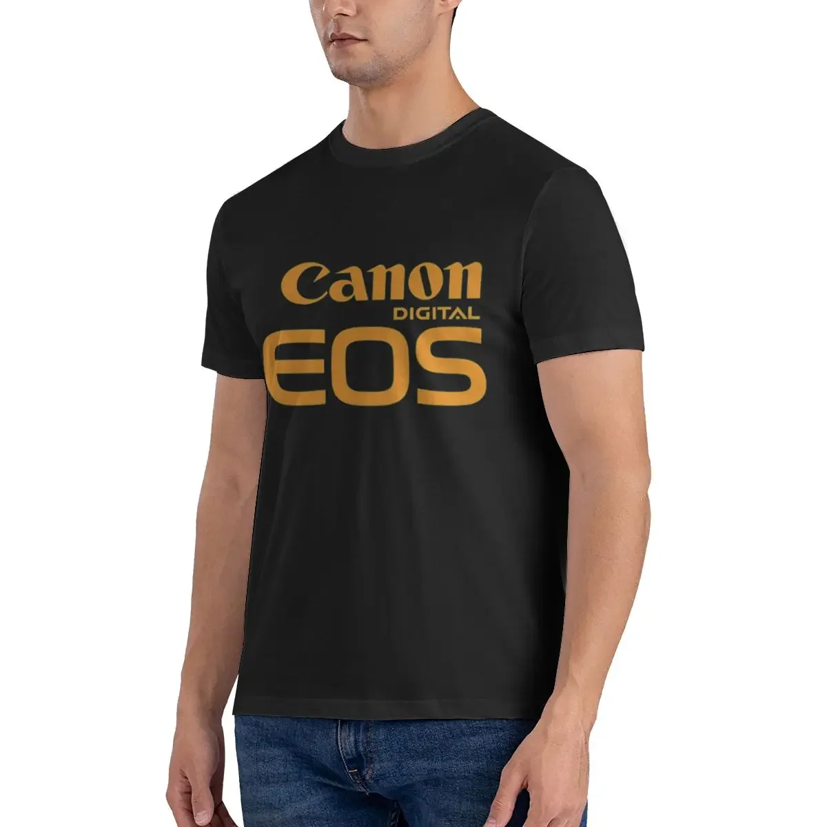 Canon DIGITAL EOC T-shirt Men Print Round Neck T-shirt Summer Fashion Short Sleeve Cotton T Shirt