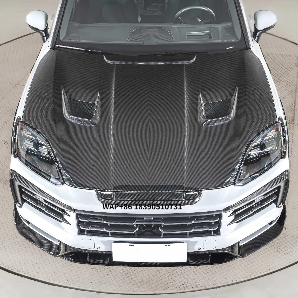 For 2024 2025 2026 9Y0.2 Upgraded MSY Style Dry Carbon Fiber Hood and Front Decorative Panel of Hood