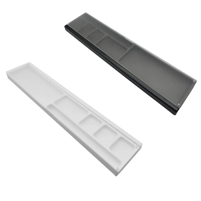 AU61-Klavye Bilek Dinlenme Pedi Ergonomik Masaüstü Saklama Kutusu Oyuncular Öğrenci Şeffaf Kapak Için Kolay Yazma Ağrı kesici