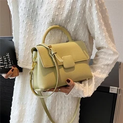 Small Crossbody Bags With Short Handle For Women 2024 New Trend Designer Single Shoulder Bags PU Leather Ladies Handbags