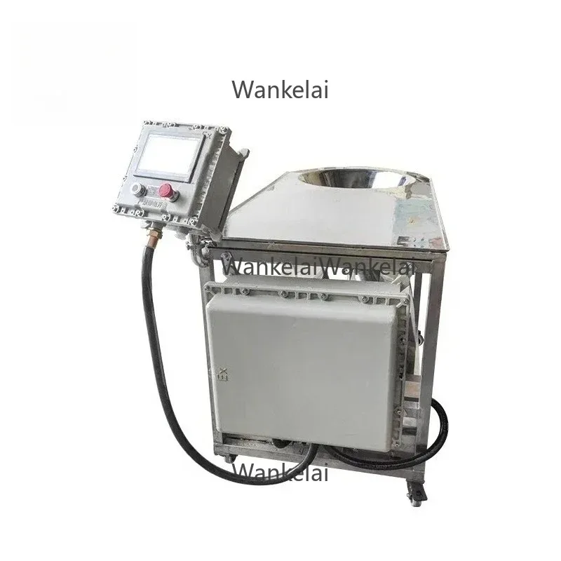 Explosion-proof inline high-shear liquid-powder mixer; batch homogenizer emulsifier mixer for xanthan gum powder