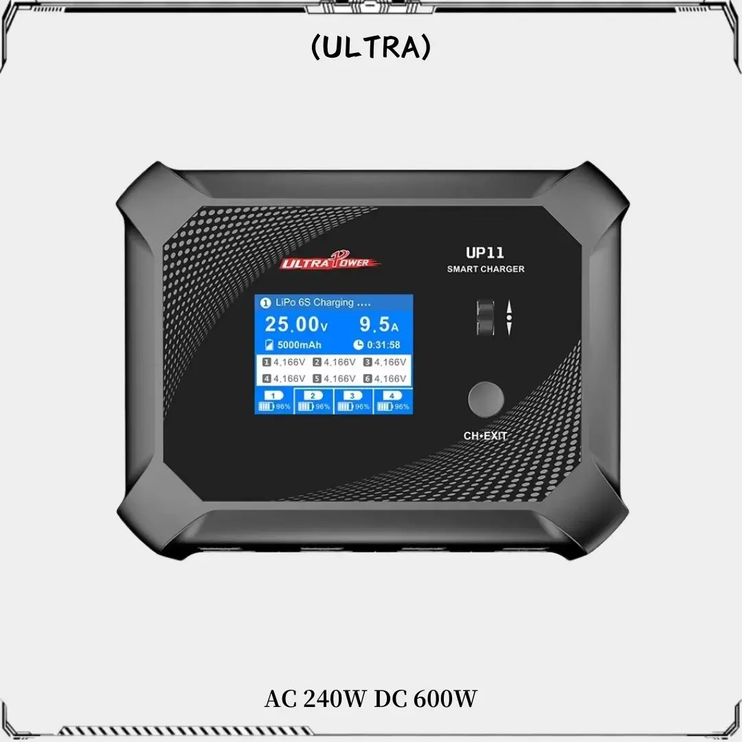 ULTRA POWER UP11 Battery Charger AC 240W DC 600W  Four Channels Smart Blance Charger