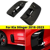 For Kia Stinger 2018-2023 Side Door Body Fender Leaf Board Decoration Cover Trim Exterior Styling Side Fender Air Vent Cover