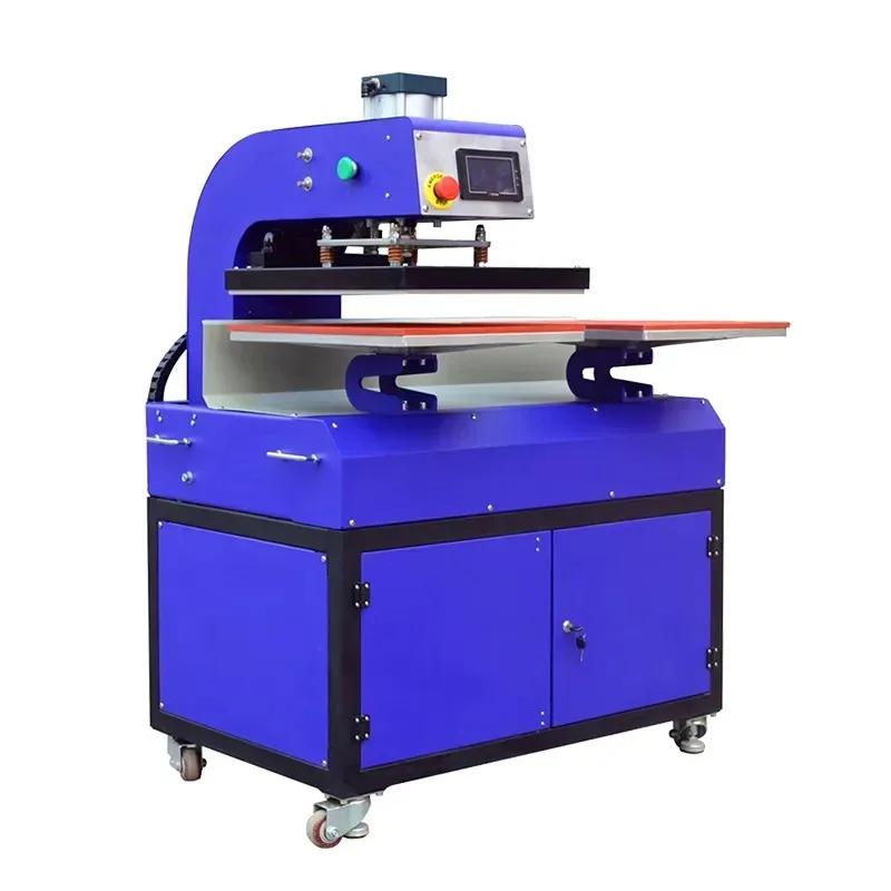 【2026】مضغط حراري فاخر ثنائي المحطة من SUBLISTAR: تحكم بشاشة تعمل باللمس، نظام هوائي لطباعة القمصان والملابس عالية الحجم