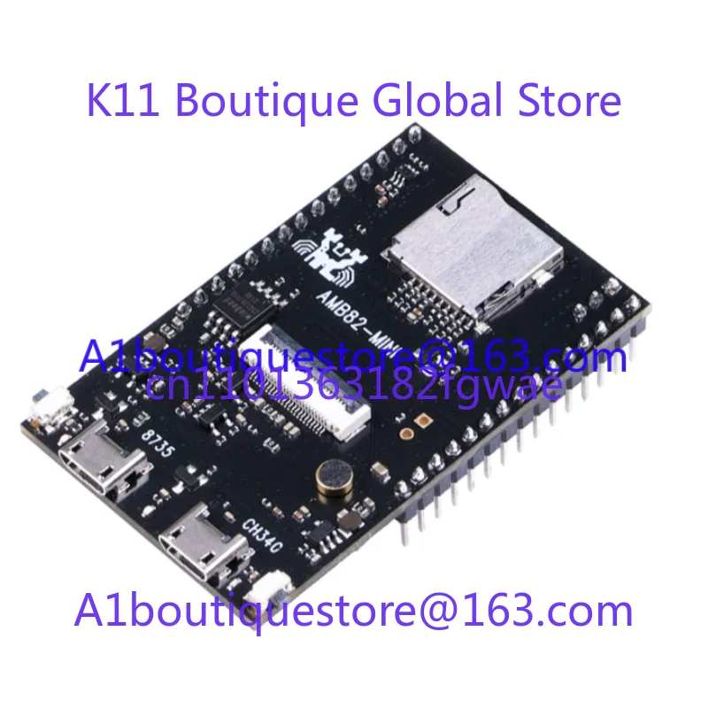 Применяется к плате разработки Arduino камеры Realtek AMB82-MINI IoT AI с низким энергопотреблением и Bluetooth Wi-Fi