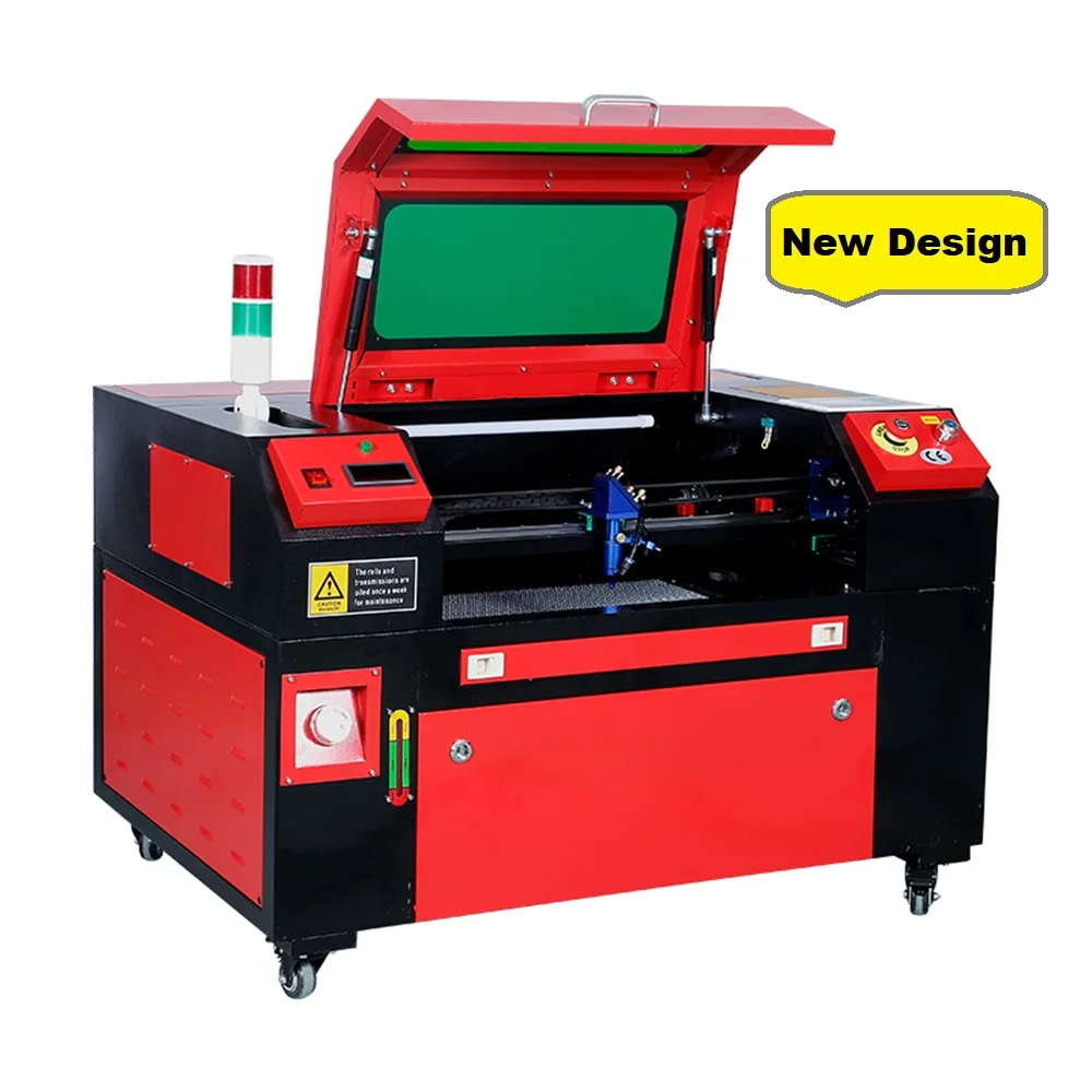 New Design Water Coolig System Built-in 640 Mini 80w 100w 130w  CO2 CNC Laser Cutting Engraving Machine For Wood Acrylic Foam