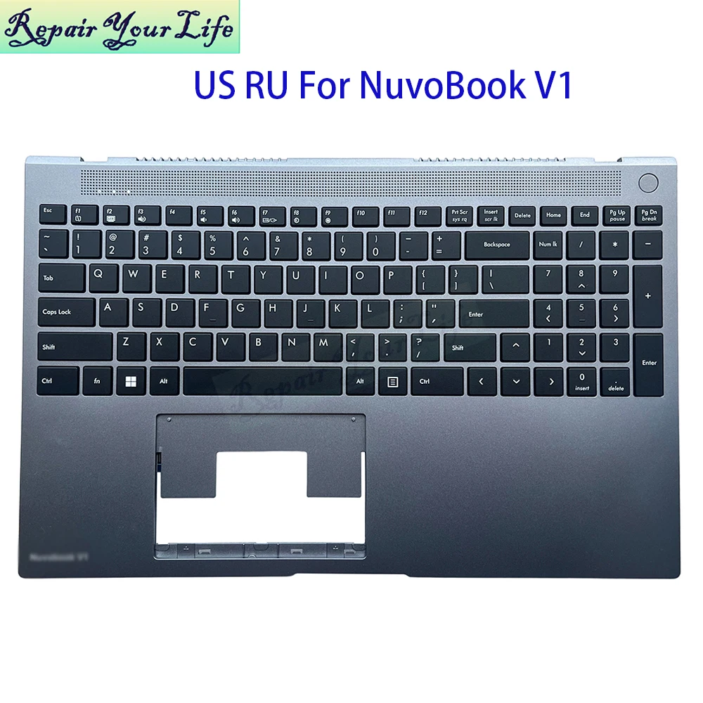 

Американский английский RU Русская клавиатура с упором для рук Верхний чехол для крыльев Nuvobook V1 для Bmorn N15TS0 Верхний чехол Новый MB3424010 PRIDE_K4369