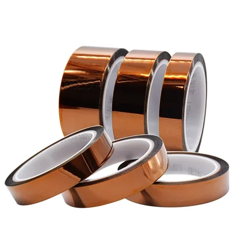 Polyimide Kapton Tape, High Temperature, High Insulation, Electronic Industry Welding, Heat Resistant, 11 Sizes, 30m, 1Pc