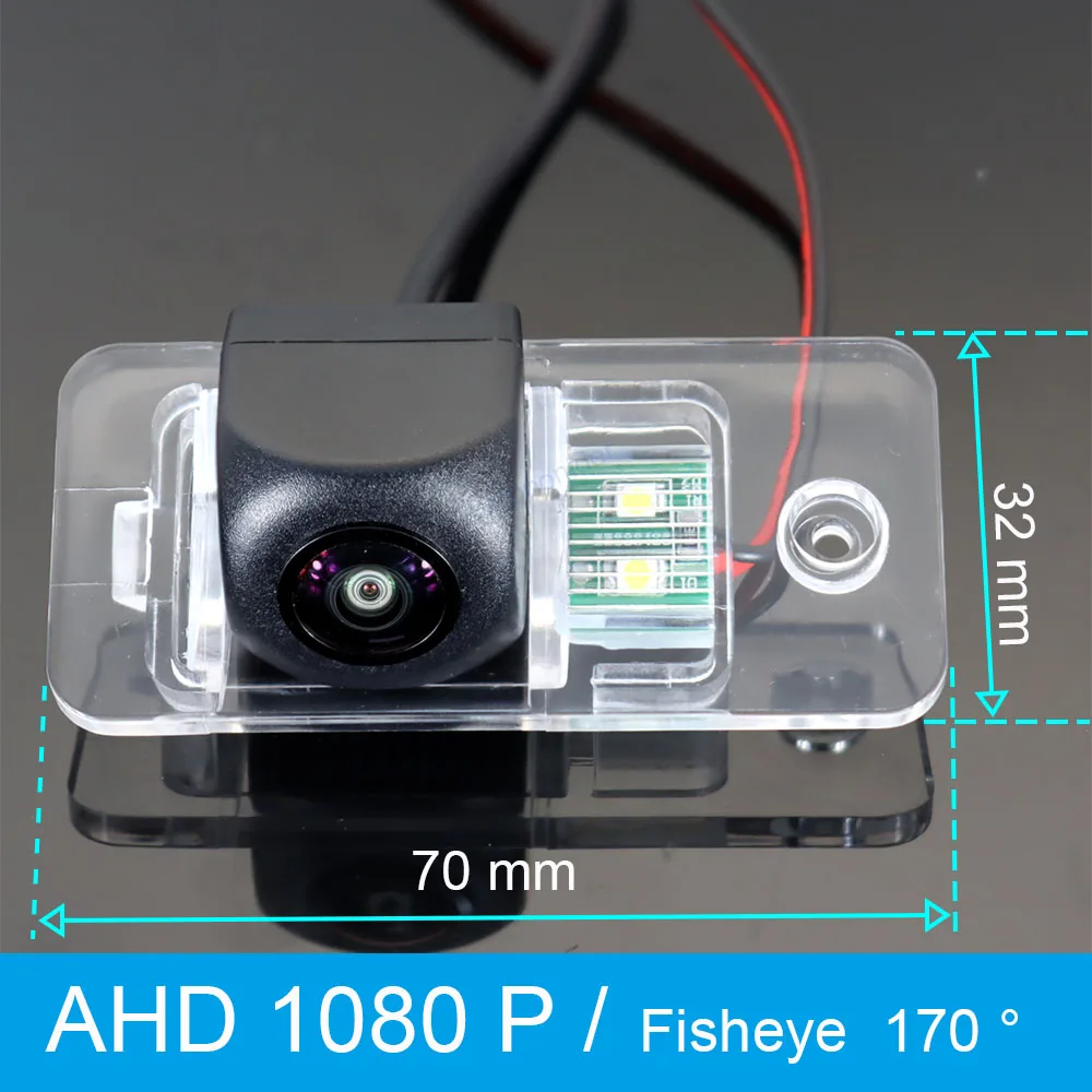 For Audi Q7 4L Q7 TDI 4M 2005~2020 Car Reversing Camera CVBS AHD 1080P 170° FishEye Rear View Camera HD Night Vision Waterproof