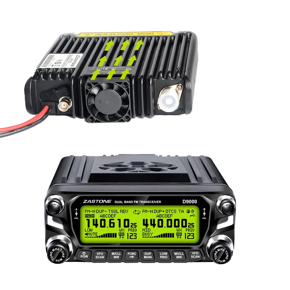64~520MHZ D9000 Plus Dual Band Walkie-Talkie 50W Output Power Handheld SSb CB Radio Base Station For Car