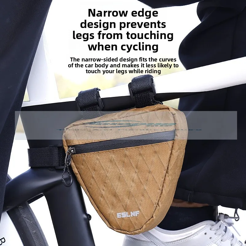 Torba rowerowa na ramę, trójkątna, o dużej pojemności, torba na ramę roweru szosowego, odporna na zachlapania, sprzęt rowerowy