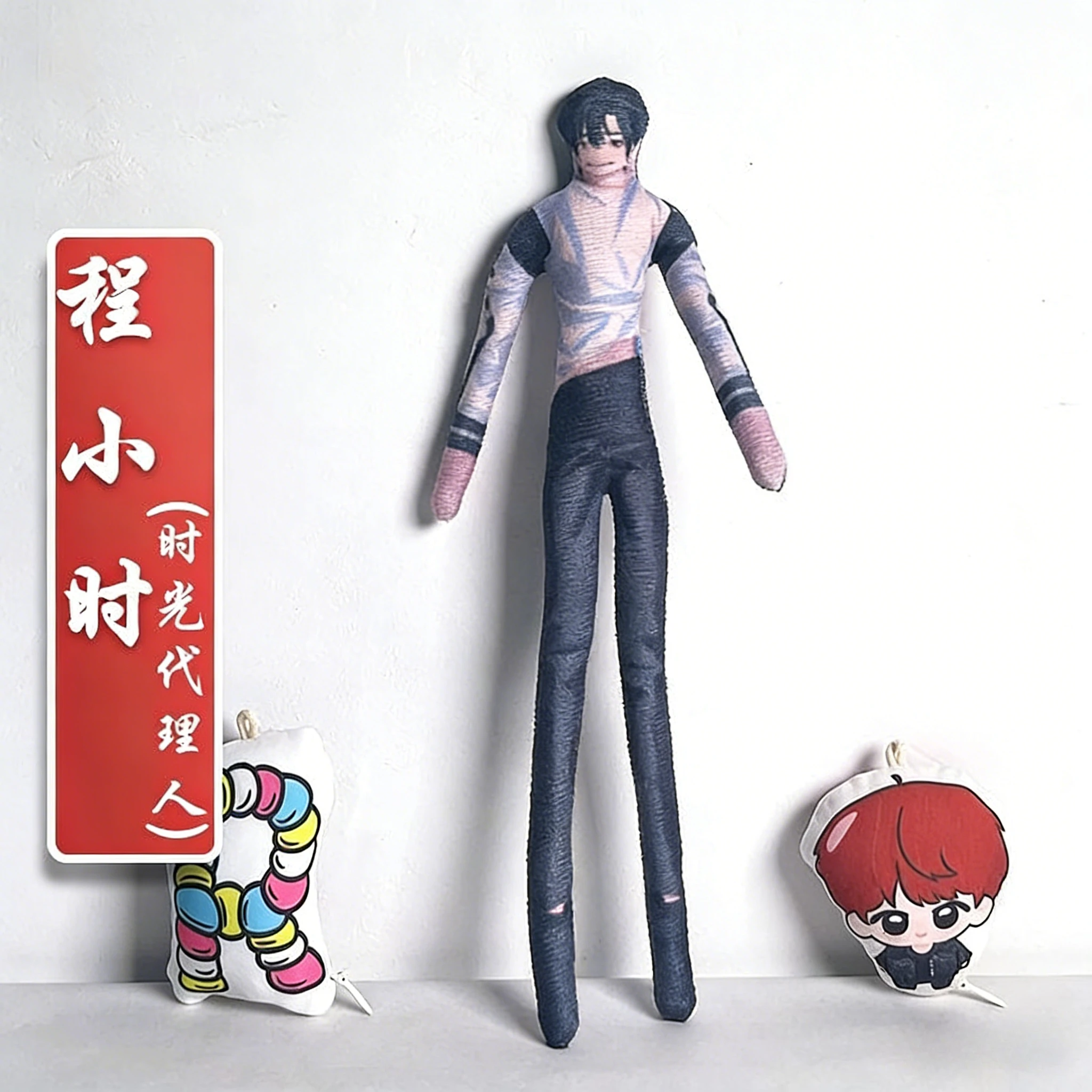 

Мягкие игрушки Лу Гуань Цяо Линг Ся Фэй с подвижным абстрактным телом, каркасом из проволоки, ручной работы, реквизит для Хэллоуина