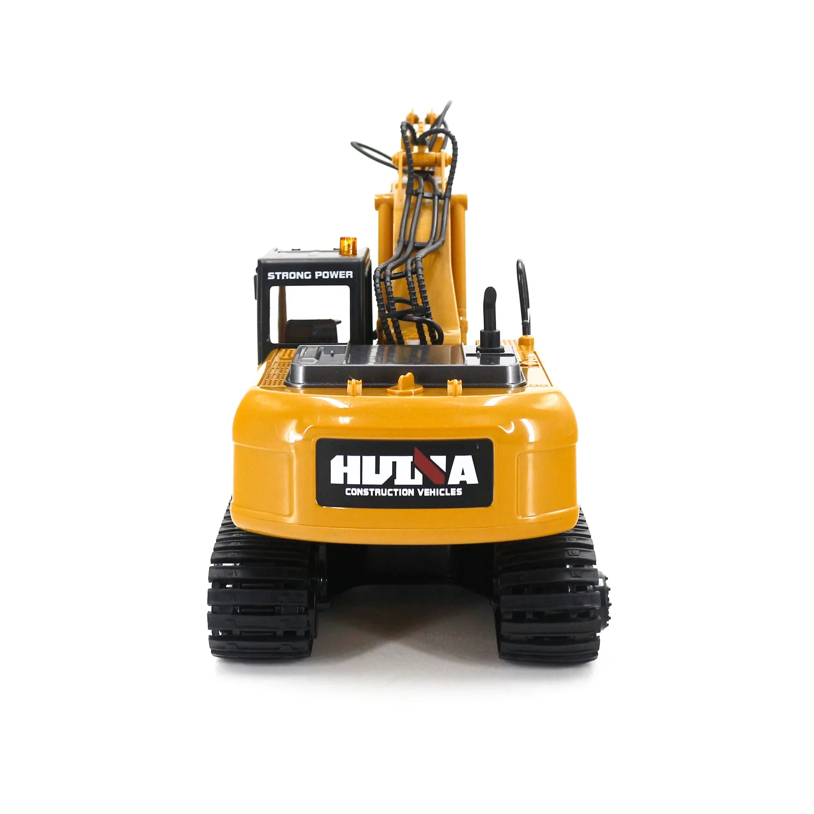 Huina 1/14 1535 Fifteen Channel Alloy Remote Control Excavator Can Dig Sand Engineering Vehicle Simulation Model Toy Boy Gift