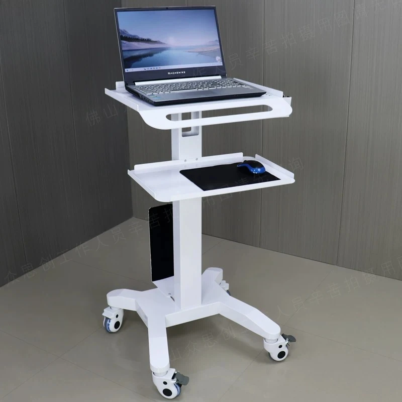 Mobile Oral Scanner Cart Multifunctional Instrument Trolley Laptop Storage Display Stand