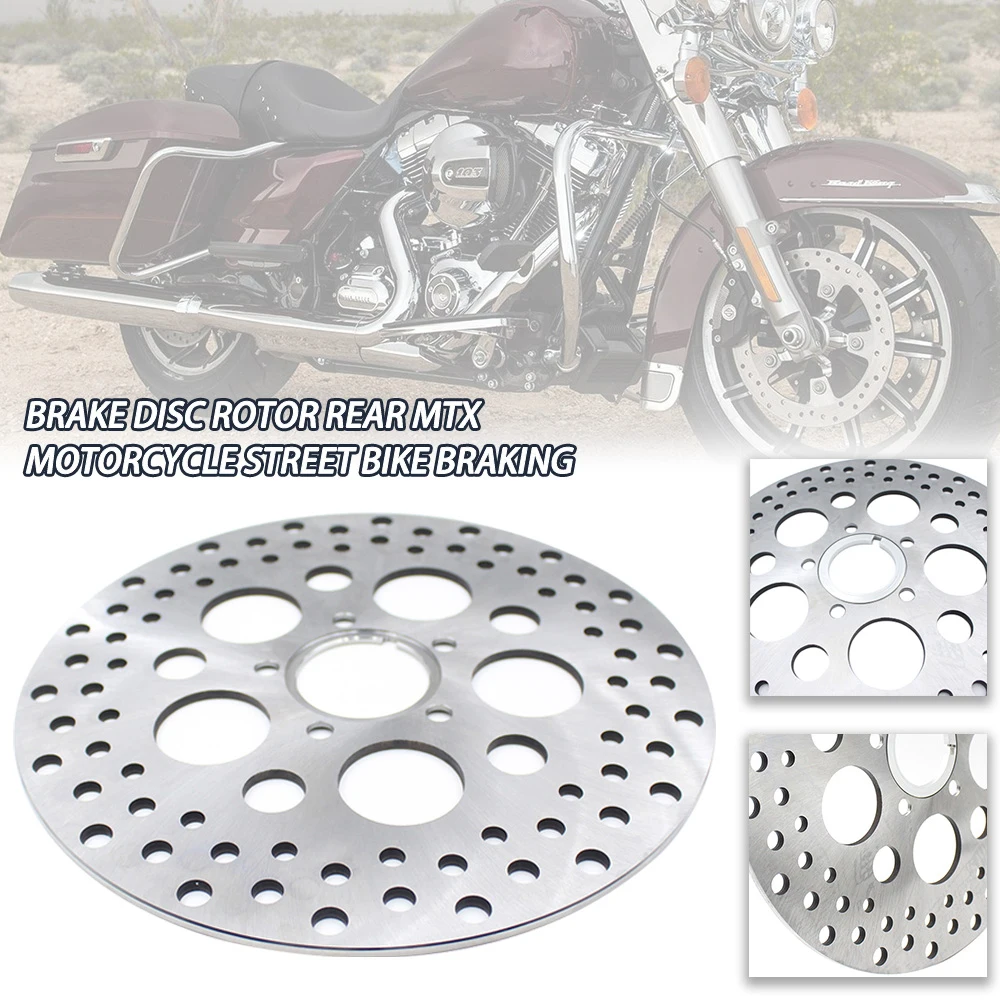 Motorcycle Rear Brake Disc Rotor For Harley XL 883 C Sportster Custom TN TFB TF TC 2012 FXSTC FXSTB Stainless Steel Brake Disc