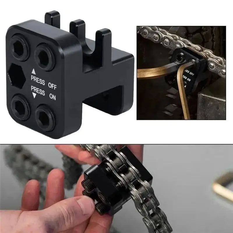 AEA6-Motorcycle ATV Main Link Stamping Tool Motorcycle Chain Pressing Tool For 520 525 530 50 Series Chain