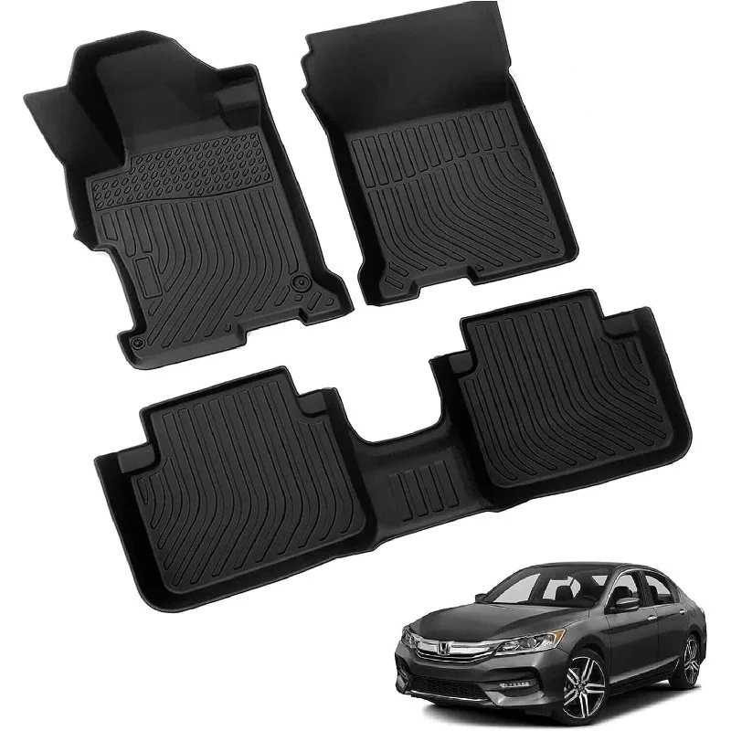 

US Car Floor Mats for 2013-2017 Honda Accord Cargo Liner Carpets Waterproof Durable