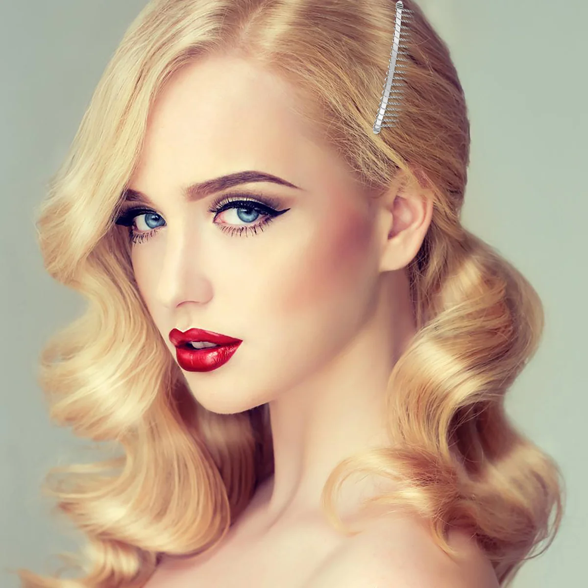 

12pcs 20 Durable Rust Resistant Design Bridal Comb Pin Women Hair Comb Slide Hairclip For Party Wedding Prom