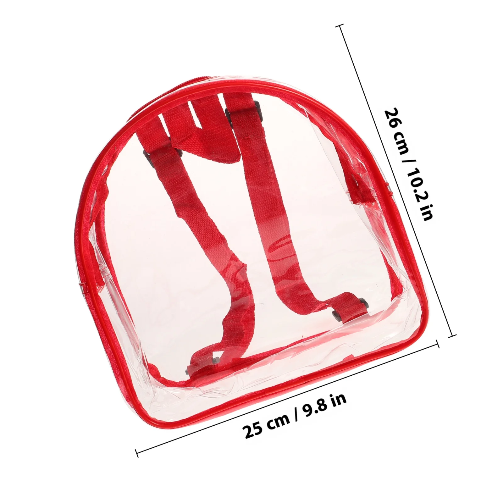 Sommer-Strandtasche, transparenter Rucksack, transparent, leicht, langlebig, PVC, Festival, Konzert, Stadion, zugelassene Reisetasche für Damen