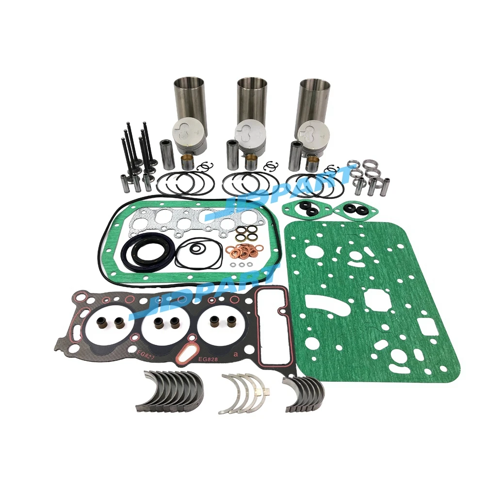 New Overhaul Rebuild Kit for Isuzu 3KC1 Engine Hitachi EX12 EX15 EX20UR EX20UR-2 EX30UR EX30UR-2 Mini Excavator