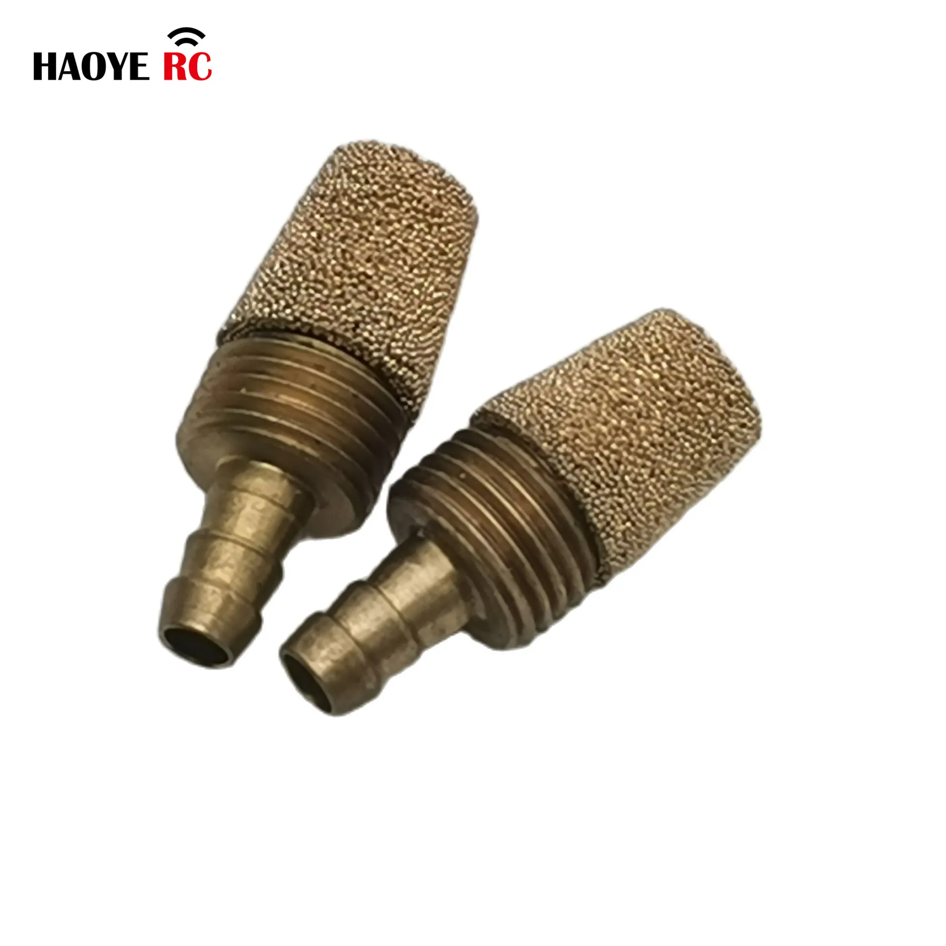 Haoye 1pc Anti Fouling Oil RC Accessory Fuel Clunk Filters Sintered Bronze High Quality D10×M10×D5×L25 Oil Hammer For RC Parts