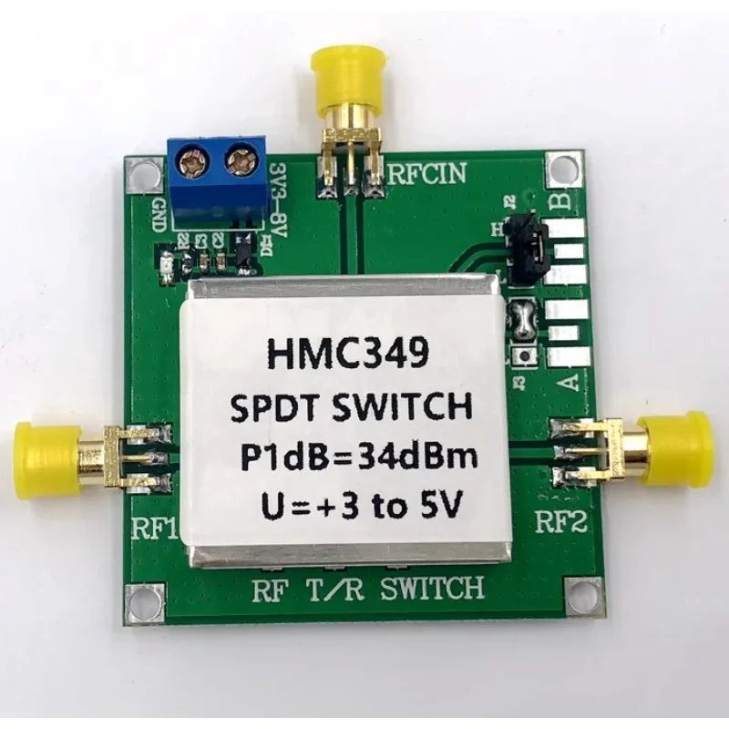 HMC349 Single Pole Double Throw (SPDT) Switch Has A Rated Frequency Range of 100 MHz To 4 GHz