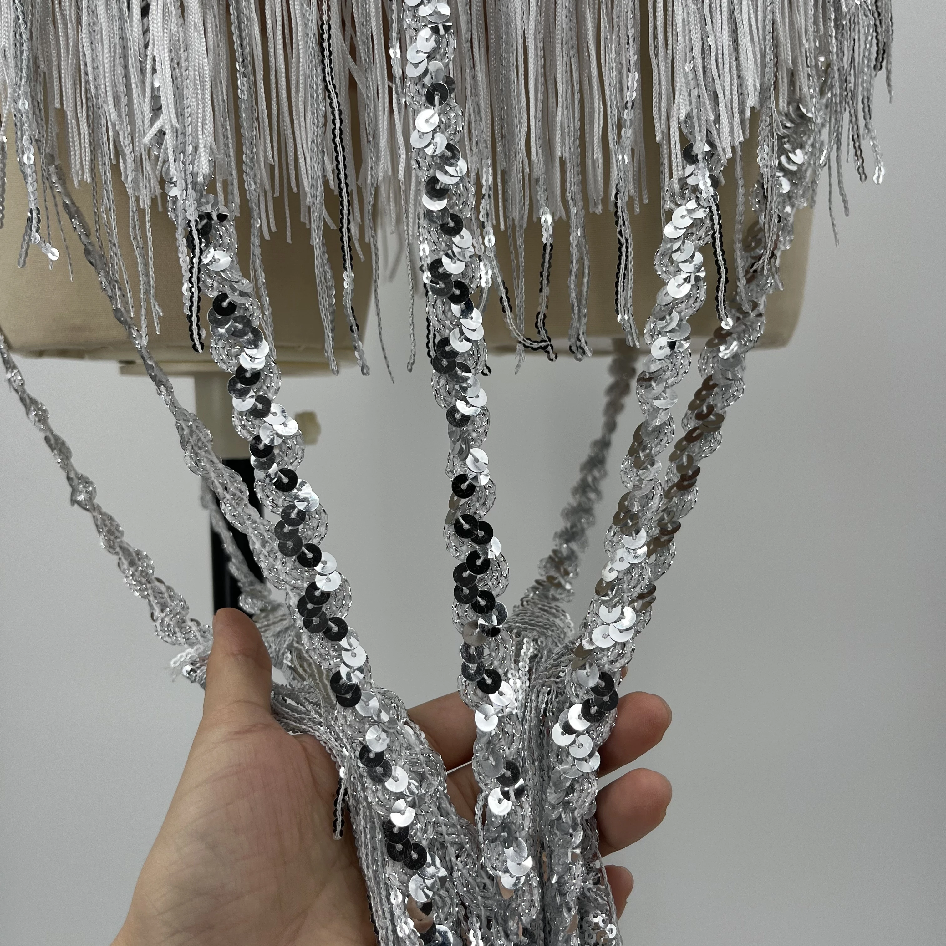 Mini combinaison Sexy en maille pour femmes, cristal et perles de diamant, luxueuse, pour fête, Bar, discothèque, spectacle sur scène, Costume de reine