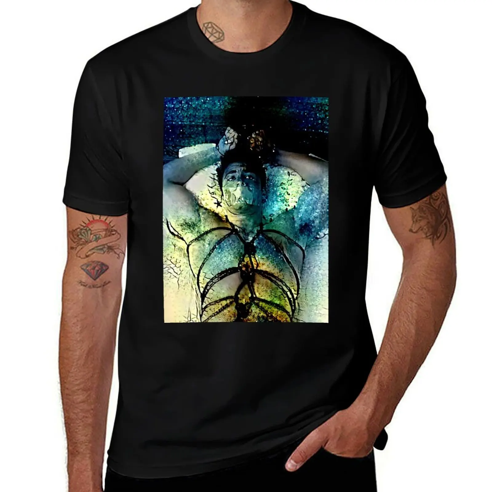 Midnight Dreams of Bound Men T-Shirt t shirts for man pack white T-Shirt