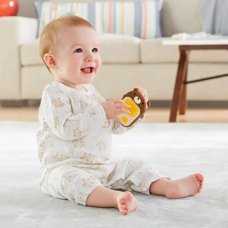 Talkie-walkie sans fil pour enfants, 2 pièces, fonctionne à piles, jouet en forme de lapin et d'ours, Interaction Parent-enfant