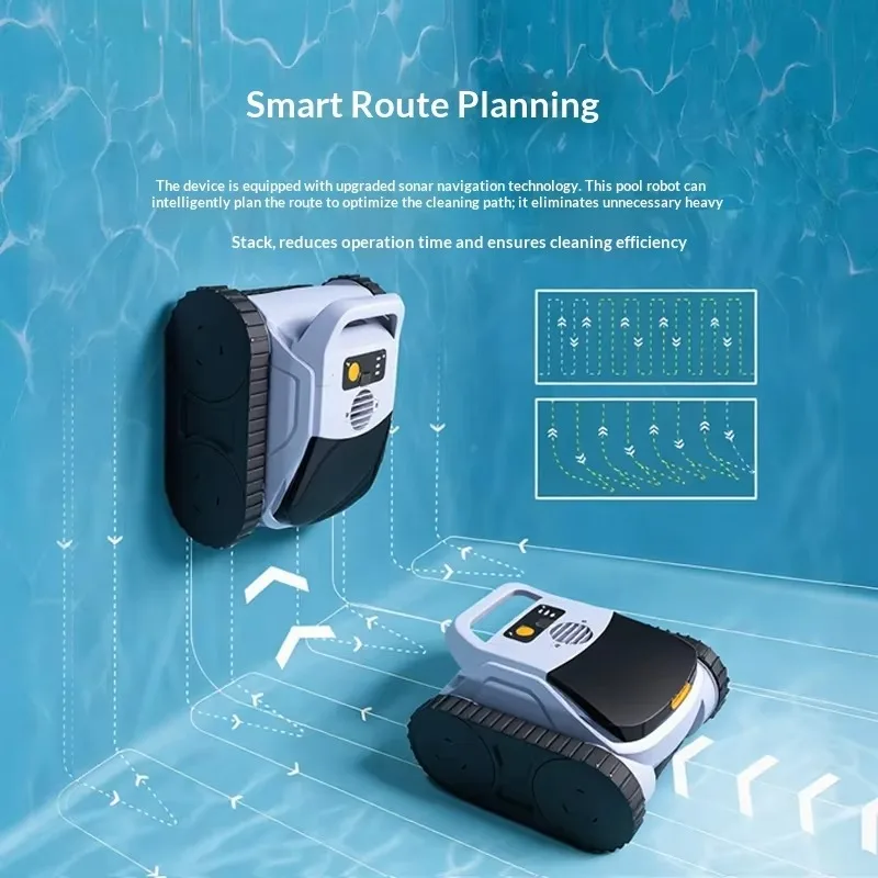 Fully Automatic Swimming Pool Cleaner Robot, Fish Pond Bottom Suction, Underwater Vacuum, Dust and Filth Removal Machine