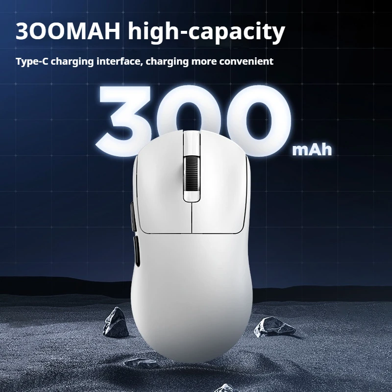 T-Wolf X9 Tri-Mode Bluetooth Wireless Mouse E-Sports Chip Six Dpi Custom Macro Drive High-Capacity Lightweight Game Office