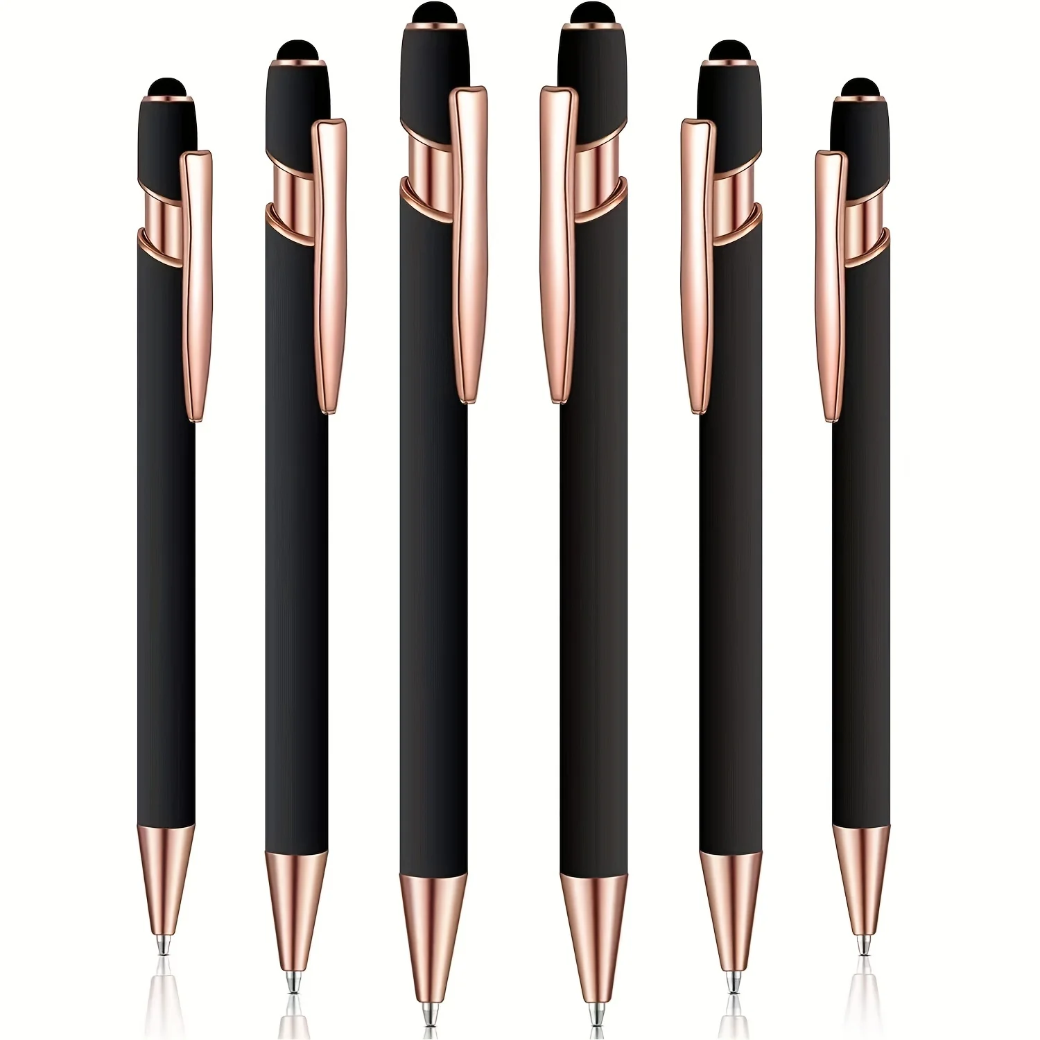 Ballpoint pen with stylus nib black ink, rainbow colored ballpoint pen. Suitable for business, gifts
