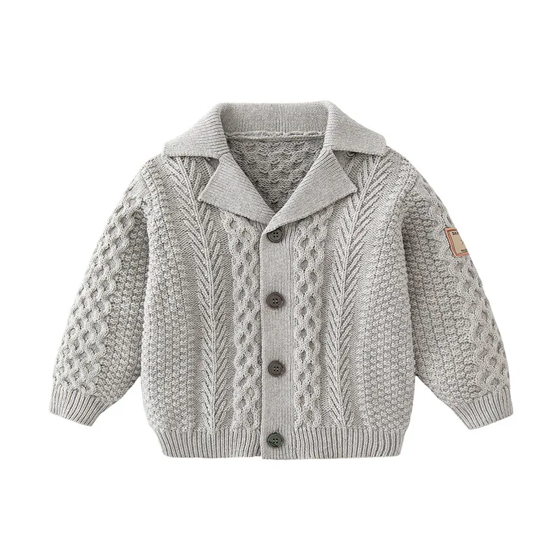 New Brand Baby Sweater Spring Autumn Knitted Baby Boys Girls Clothes Cardigan Baby Jacket Infant Bebe Coat Blue Outwear 3-24M