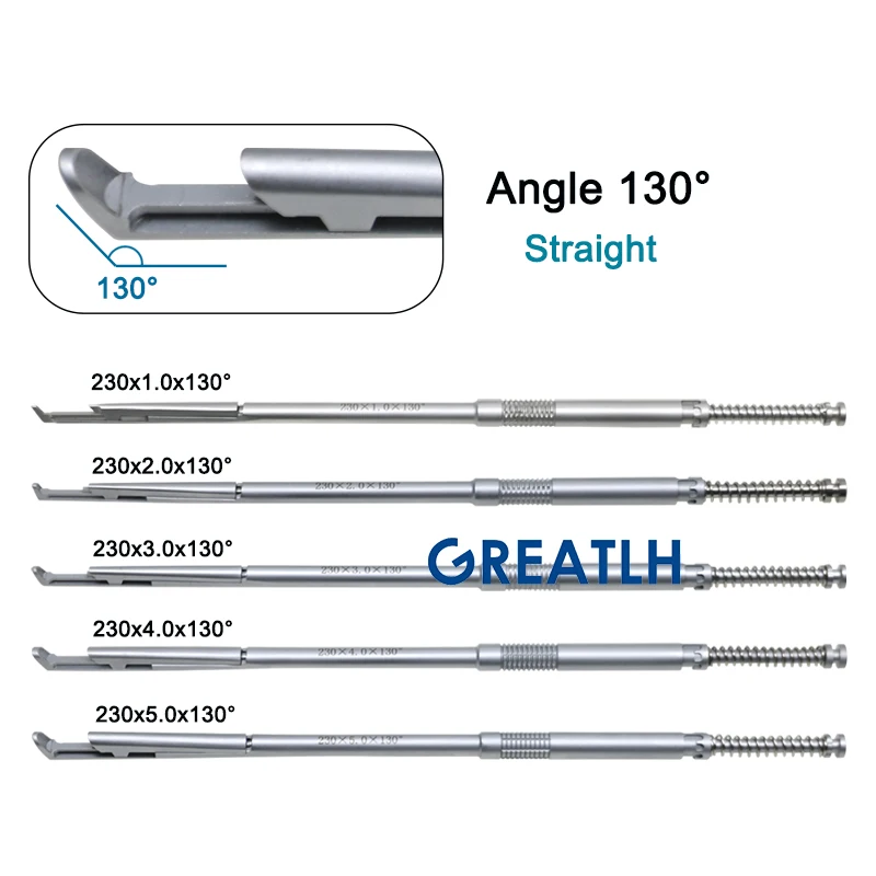GREATLH Stainless Steel Rotating Kerrison Rongeur Spine Rotating Laminectomy Surgical Sets Spinal Neuro Surgical Instruments view 3