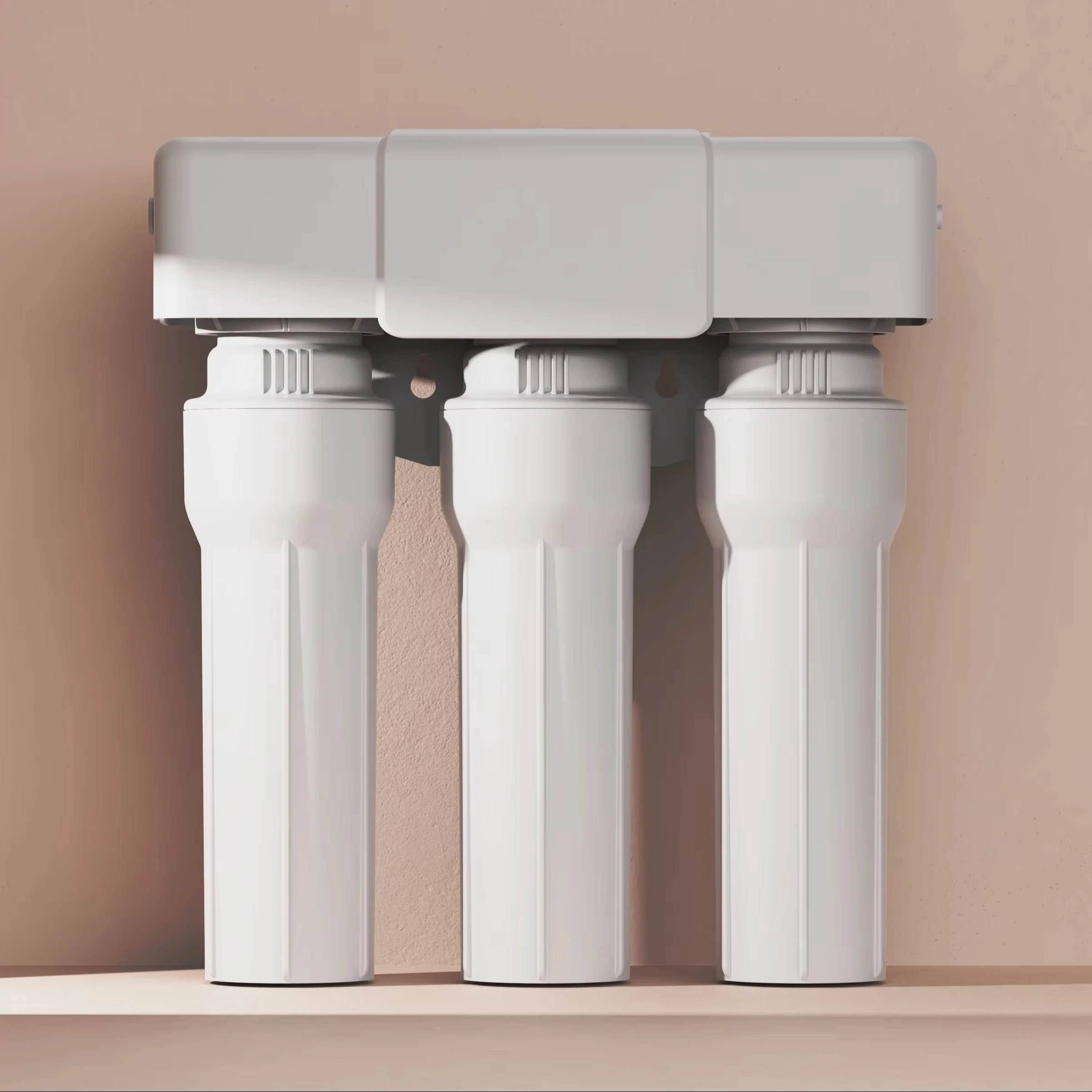 401 PFAS PFOS إزالة MTBE البلاستيكية الصغيرة 3 مراحل ترشيح المياه كتلة الكربون الأمريكية