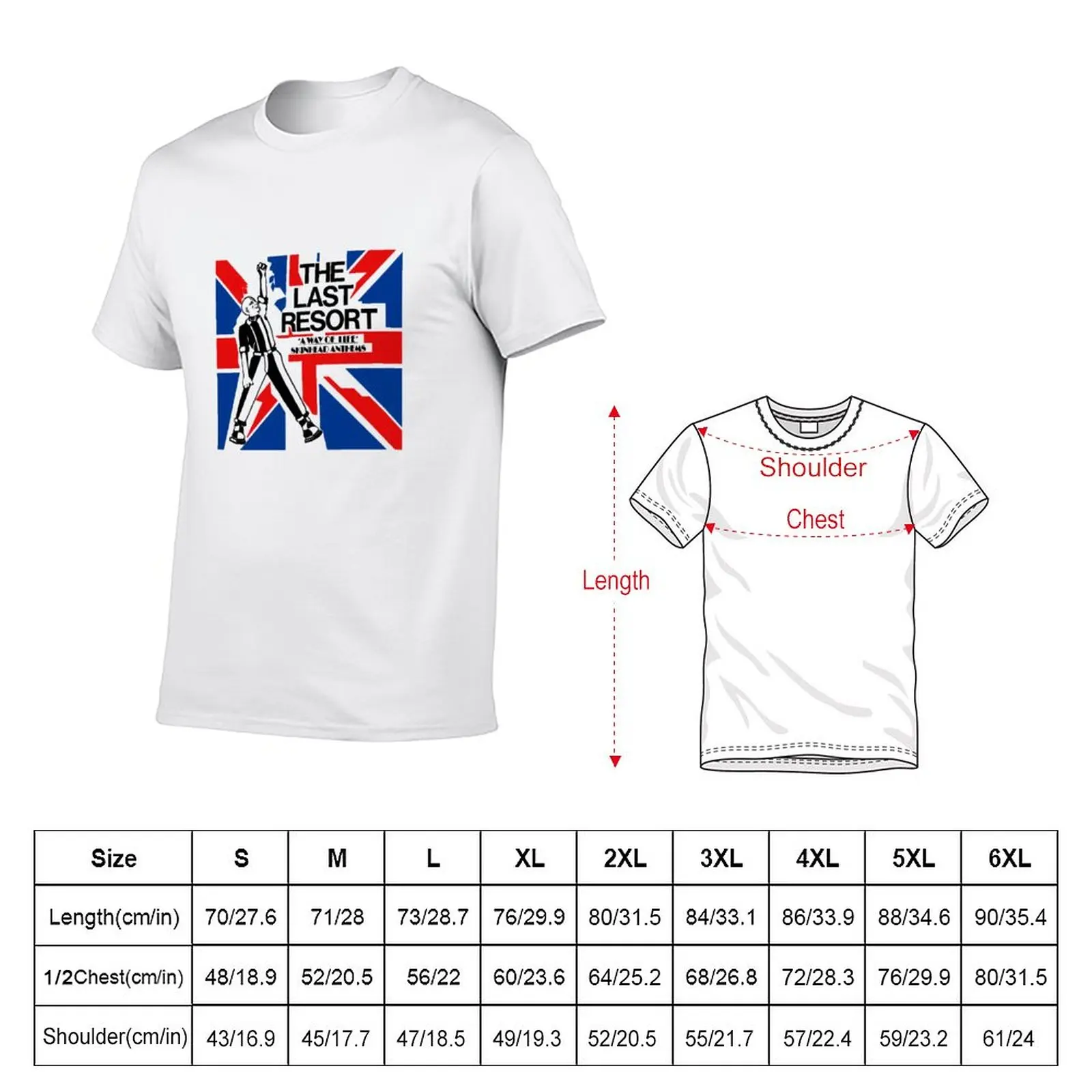 The Last Resort Skinheads A Way Of Life Skinhead Anthems T-Shirt custom t shirts men clothings