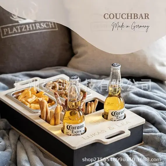 

Стеллаж для хранения пивных закусок, натуральный диван, дворецкий, деревянная коробка для хранения закусок и напитков