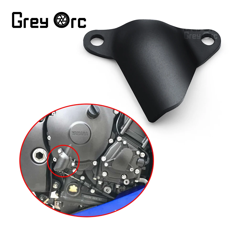 CNC Alloy Black Clutch Side Aluminum Cover for Yamaha YZF R1 YZF-R1 2004-2014 2005 2006 2007 Motorcycle Accessories