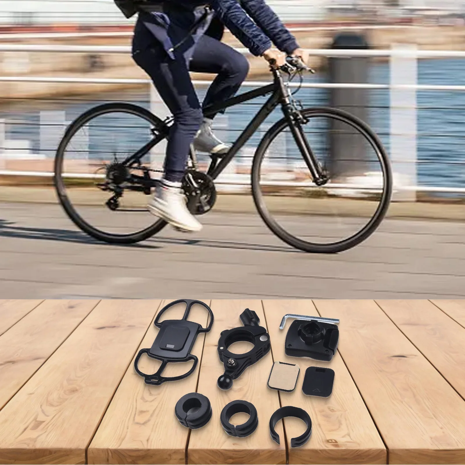 

Держатель для телефона на велосипед с функцией распознавания номера, не блокирующий вызовы, для различных сценариев использования, с музыкой, для велопрогулок, с экраном