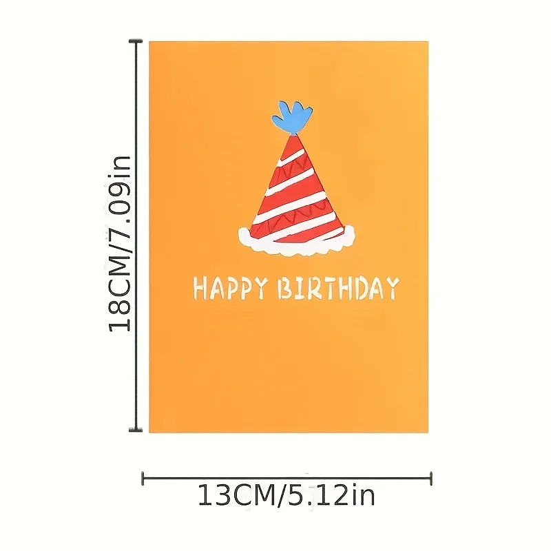 Happy Birthday Pop-up-Karte mit Umschlag Postkarte 3D Schwarze Katze Geburtstagskarte Hochzeitseinladungen – Detail 2